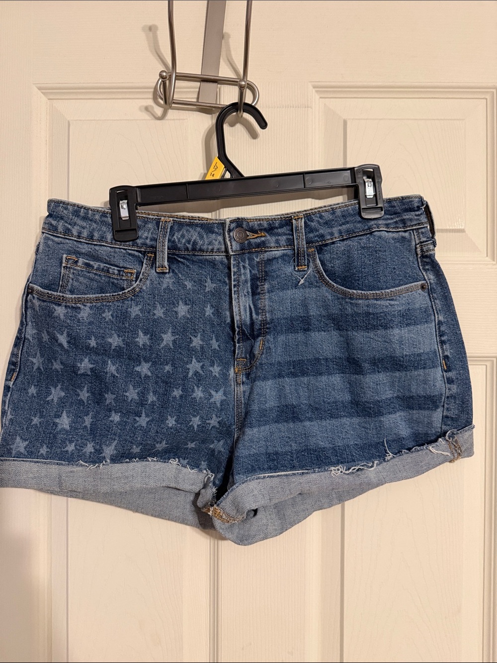 Old Navy Blue Denim Star & Stripe Jean Shorts